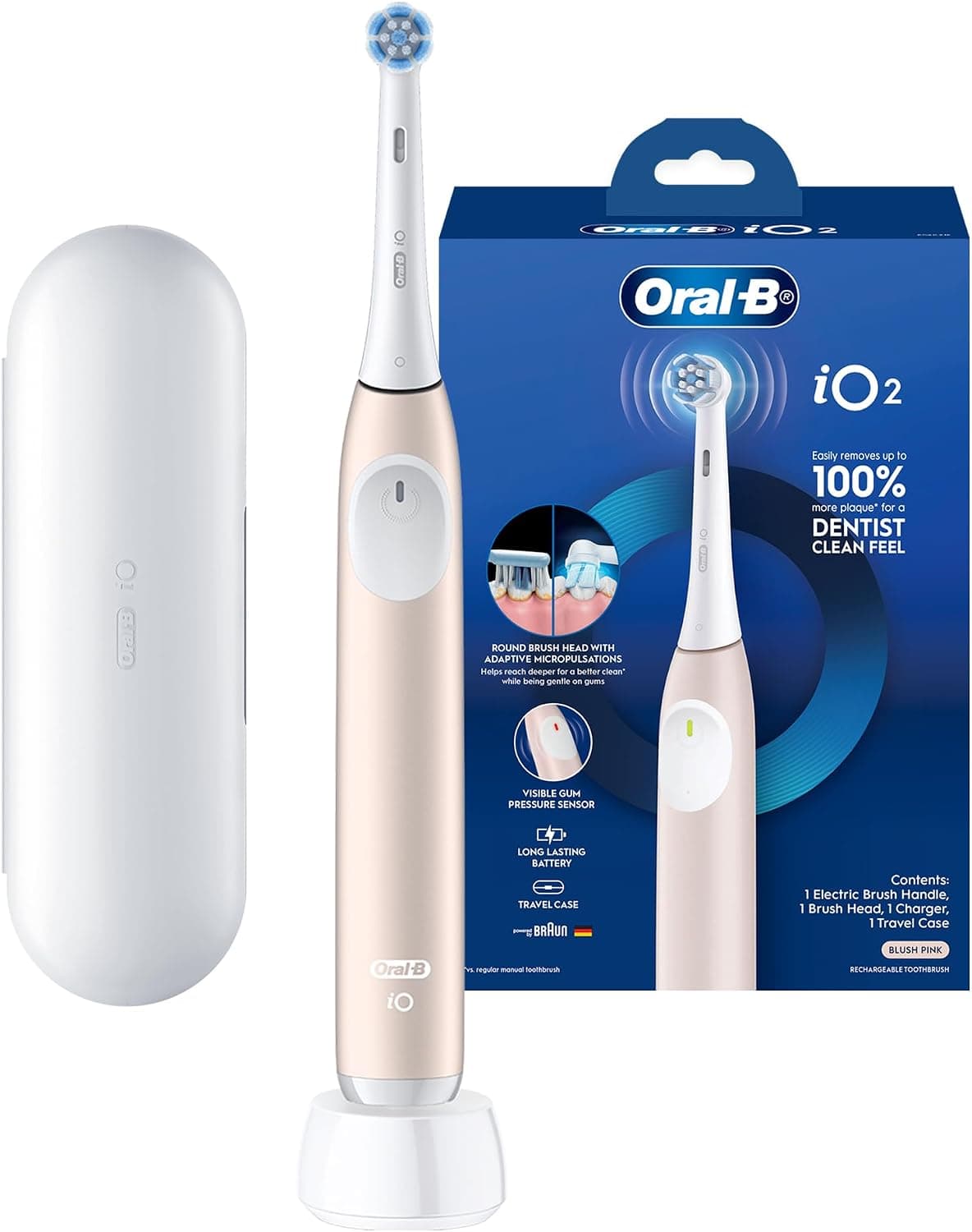 مسواک برقی شارژی Oral-B ۳ حالت هوشمند سنسور فشار مدل IOS2.IC9.1K مشکی مسواک برقی شارژی Oral-B ۳ حالت هوشمند سنسور فشار مدل IOS2.IC9.1K مشکی