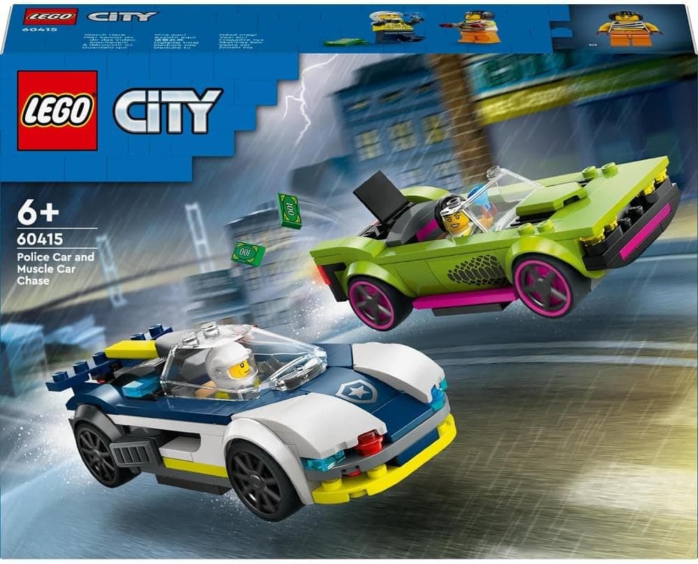 لگو City تعقیب ماشین پلیس و Muscle Car مدل 60415 لگو City تعقیب ماشین پلیس و Muscle Car مدل 60415