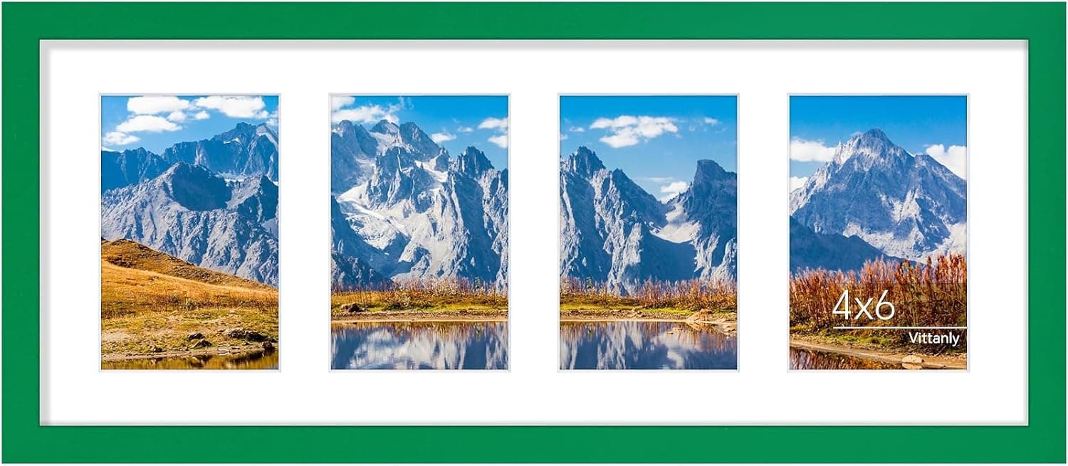 قاب عکس کلاژ Vittanly سایز 8x10 دیواری و رومیزی طبیعی روشن قاب عکس کلاژ Vittanly سایز 8x10 دیواری و رومیزی طبیعی روشن