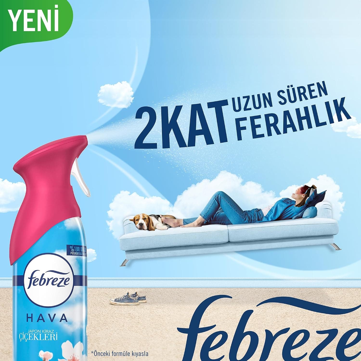 اسپری خوشبوکننده اتاق Febreze با رایحه شکوفههای گیلاس ژاپنی 185 ml اسپری خوشبوکننده اتاق Febreze با رایحه شکوفههای گیلاس ژاپنی 185 ml