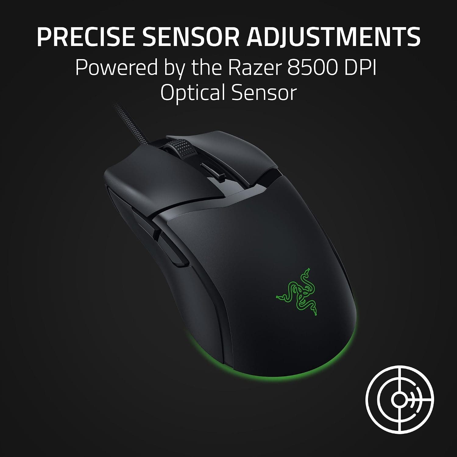 ماوس گیمینگ سیمی Razer مشکی 57g با نورپردازی Chroma RGB ماوس گیمینگ سیمی Razer مشکی 57g با نورپردازی Chroma RGB