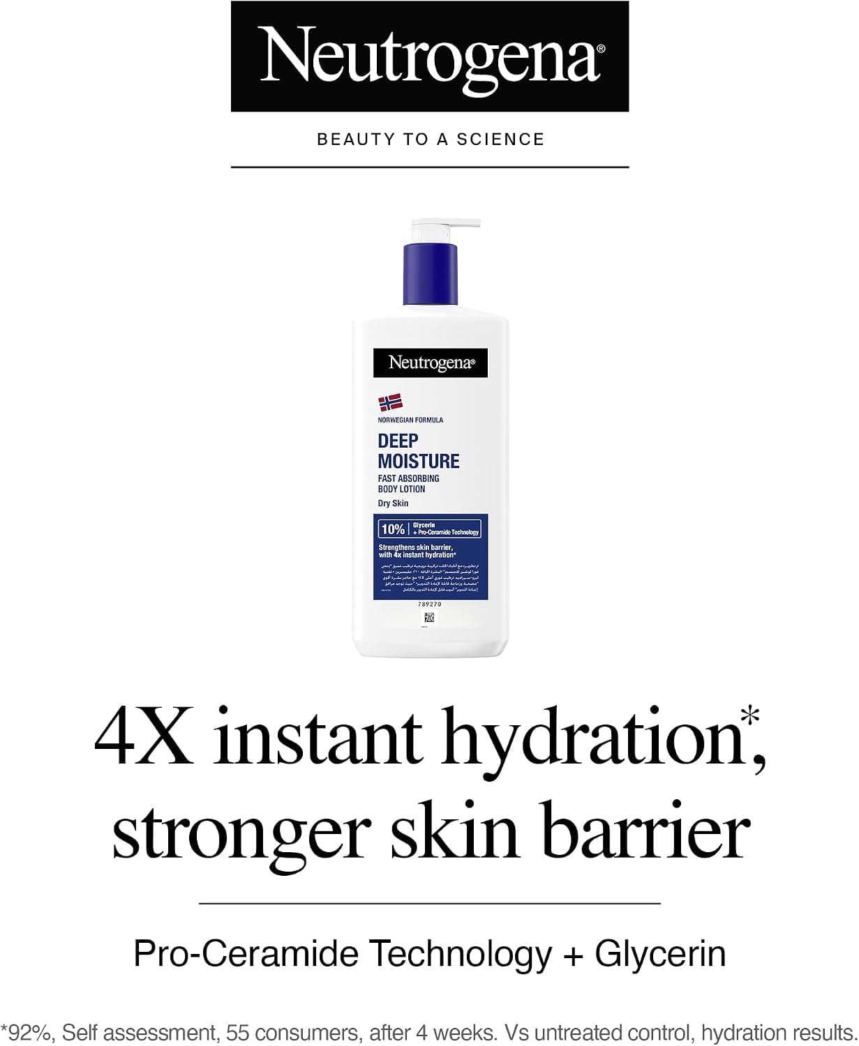 لوسیون بدن Neutrogena Norwegian Formula آبرسان عمیق برای پوست خشک 400ml لوسیون بدن Neutrogena Norwegian Formula آبرسان عمیق برای پوست خشک 400ml