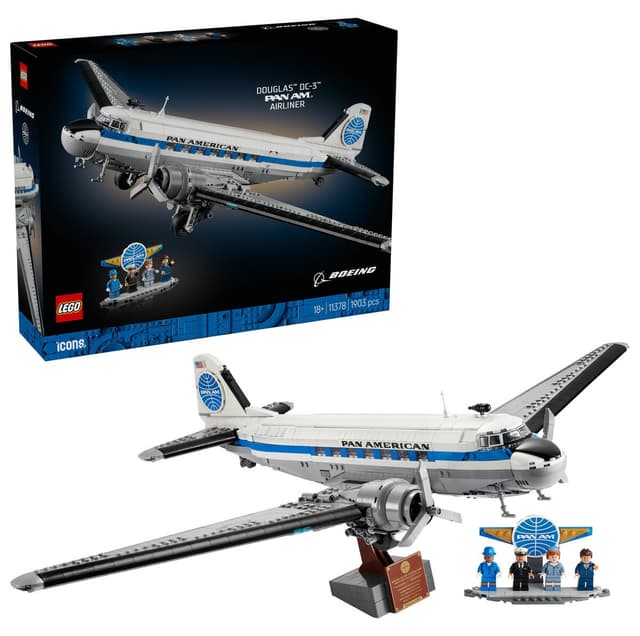 لگو Douglas DC-3 PAN AM هواپیمای مسافربری لگو Douglas DC-3 PAN AM هواپیمای مسافربری