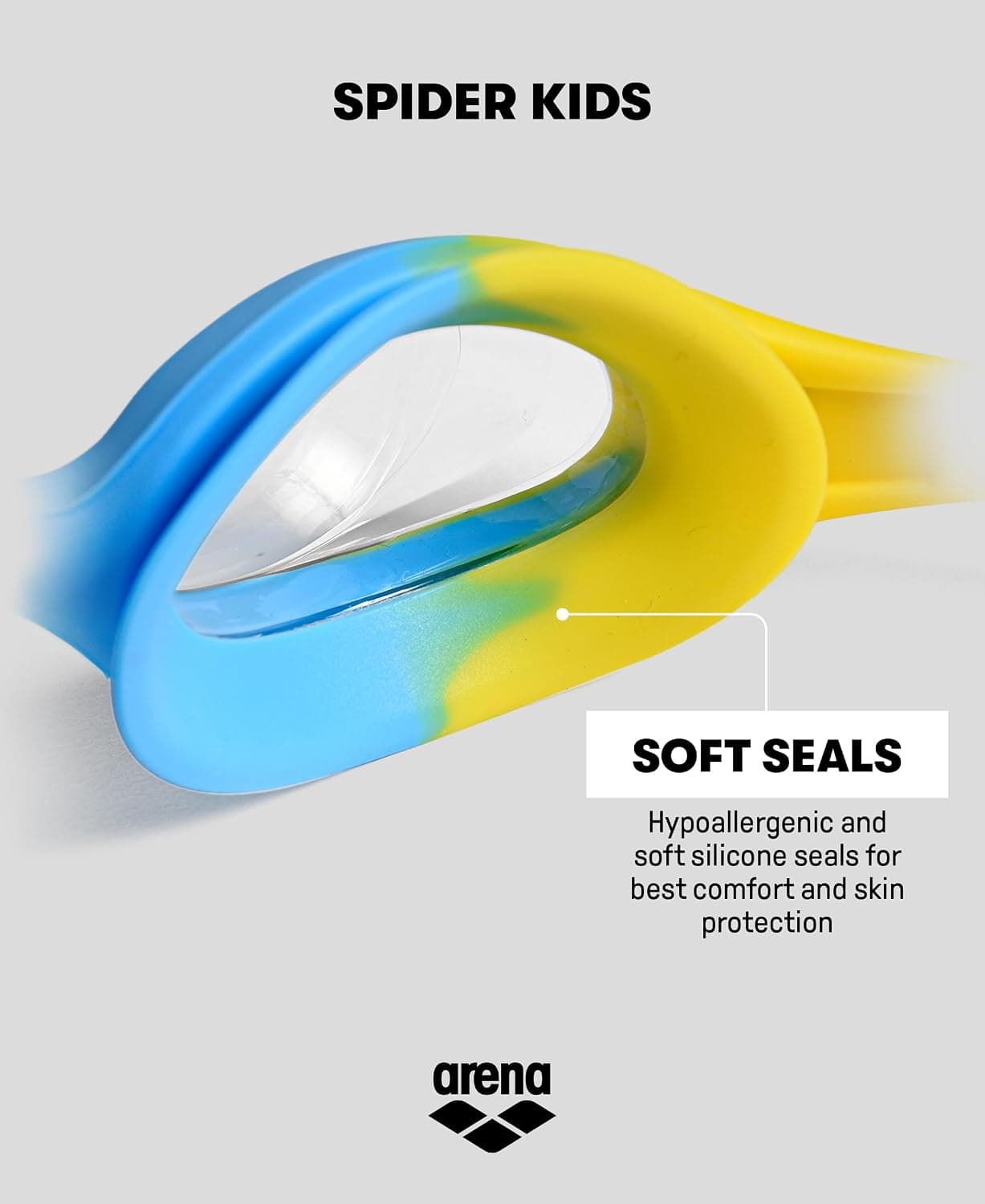عینک شنای بچگانه یونیسکس ARENA مدل Spider عینک شنای بچگانه یونیسکس ARENA مدل Spider