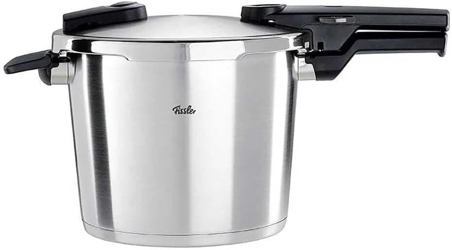 بخارپز زودپز Fissler Vitaquick Premium نقرهای 6 Litre بخارپز زودپز Fissler Vitaquick Premium نقرهای 6 Litre