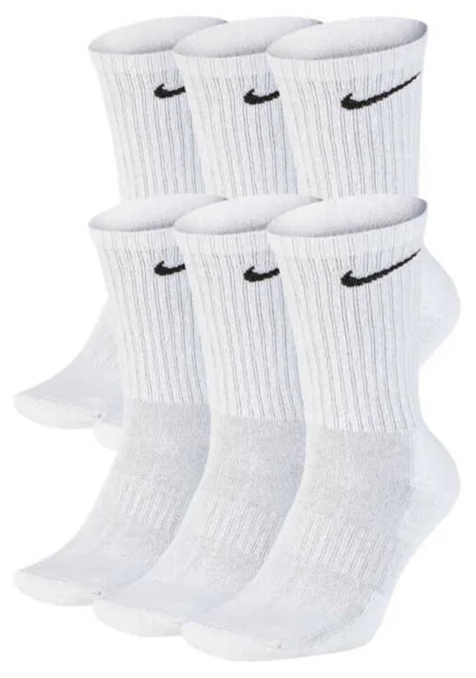 جوراب ورزشی مردانه Nike Everyday نخی X6 42-46 سفید مدل Sx7666-100 جوراب ورزشی مردانه Nike Everyday نخی X6 42-46 سفید مدل Sx7666-100