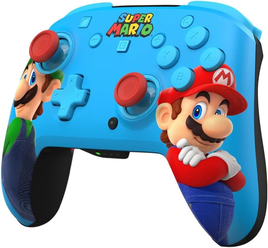 هدست بیسیم Turtle Beach مدل Rematch Wireless NS Mario & Luigi (Switch 2) هدست بیسیم Turtle Beach مدل Rematch Wireless NS Mario & Luigi (Switch 2)