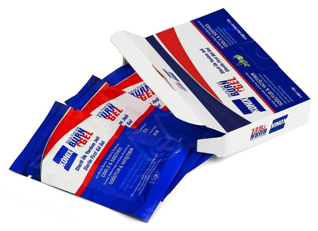 ژل سوختگی استریل کمکهای اولیه Konix 3,5 GR بسته 6 تایی ژل سوختگی استریل کمکهای اولیه Konix 3,5 GR بسته 6 تایی