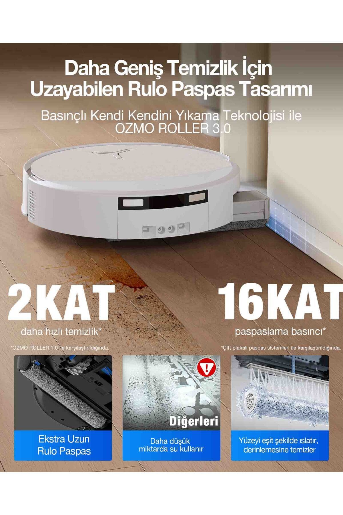 جاروبرقی و تیکش رباتیک Ecovacs DEEBOT T90 Omni با مکش 30.000 Pa و شستوشوی خودکار تی 75*C جاروبرقی و تیکش رباتیک Ecovacs DEEBOT T90 Omni با مکش 30.000 Pa و شستوشوی خودکار تی 75*C