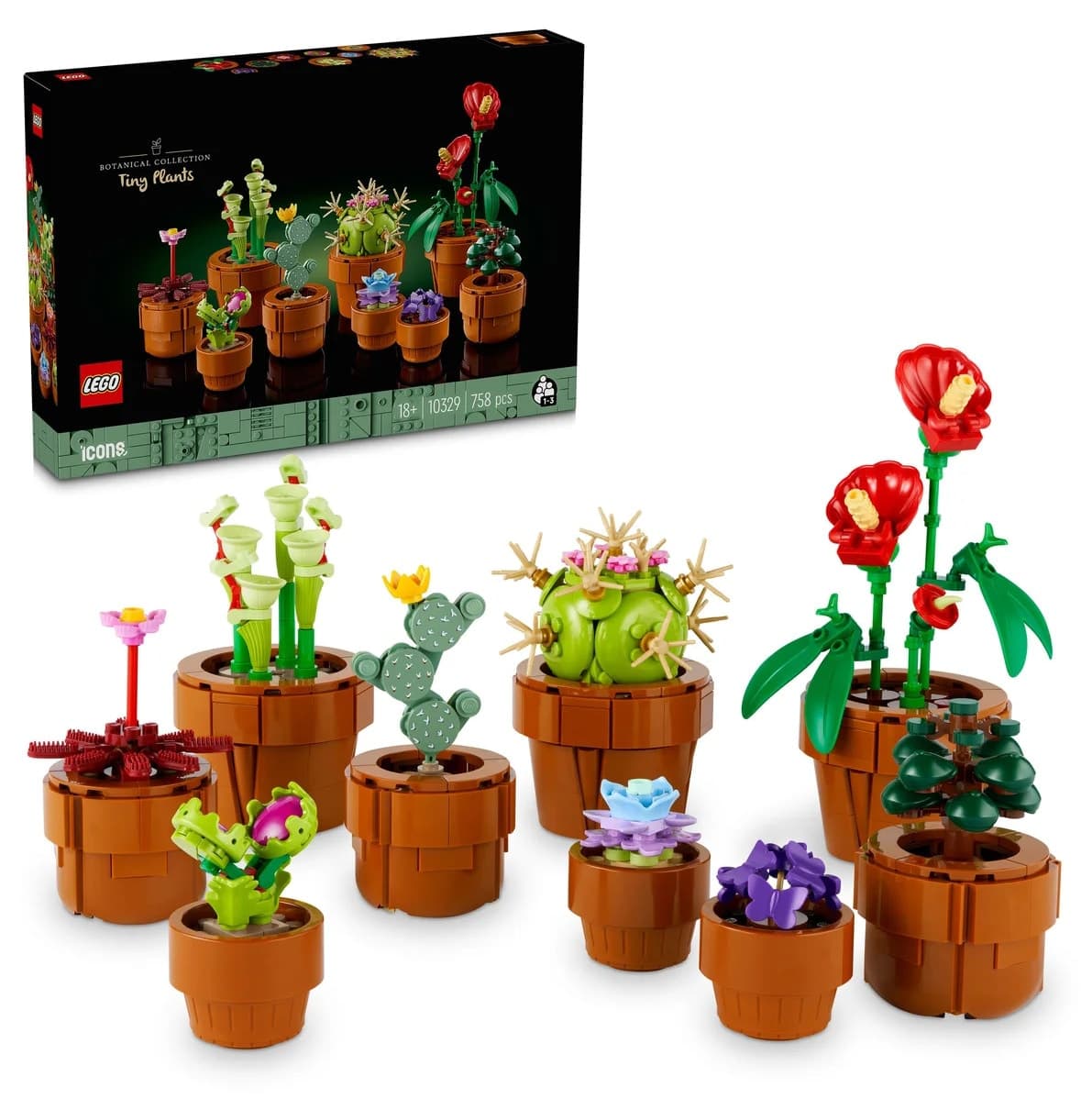 لگو مدل Botanicals Minik Bitkiler 10329 با 758 قطعه لگو مدل Botanicals Minik Bitkiler 10329 با 758 قطعه