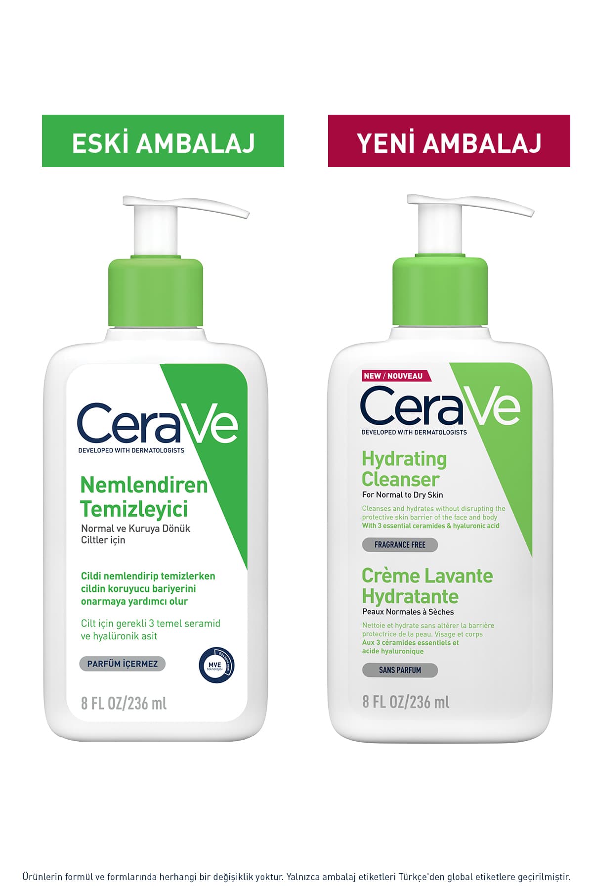 پاککننده مرطوبکننده پوست نرمال تا خشک CeraVe حاوی سرامید و هیالورونیک اسید 236 ml پاککننده مرطوبکننده پوست نرمال تا خشک CeraVe حاوی سرامید و هیالورونیک اسید 236 ml