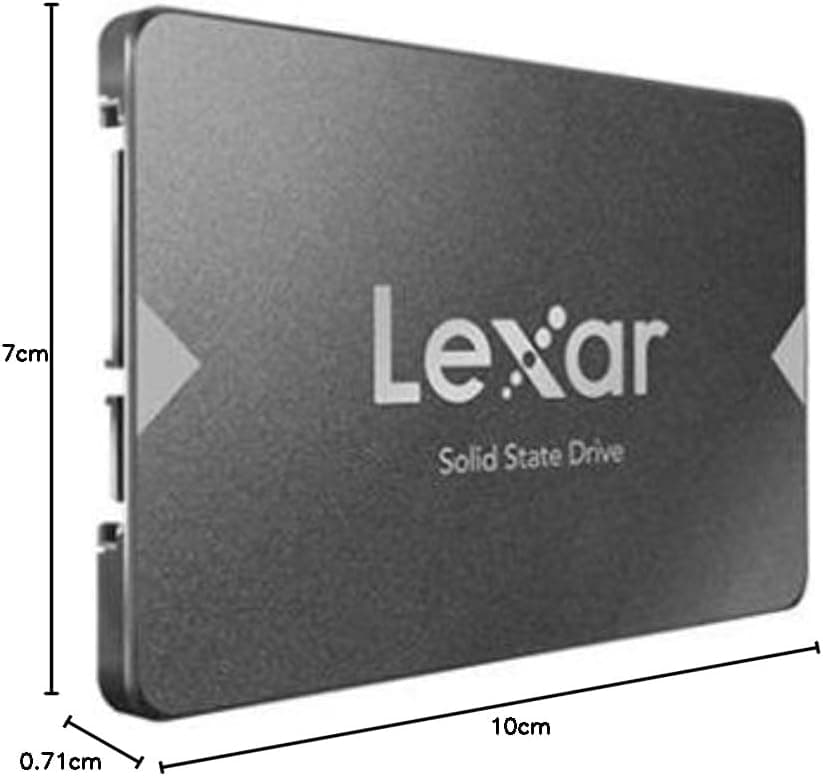حافظه SSD Lexar ظرفیت 512GB سایز 2.5” رابط SATA 6Gb/s خاکستری مدل LNS100-512RB حافظه SSD Lexar ظرفیت 512GB سایز 2.5” رابط SATA 6Gb/s خاکستری مدل LNS100-512RB