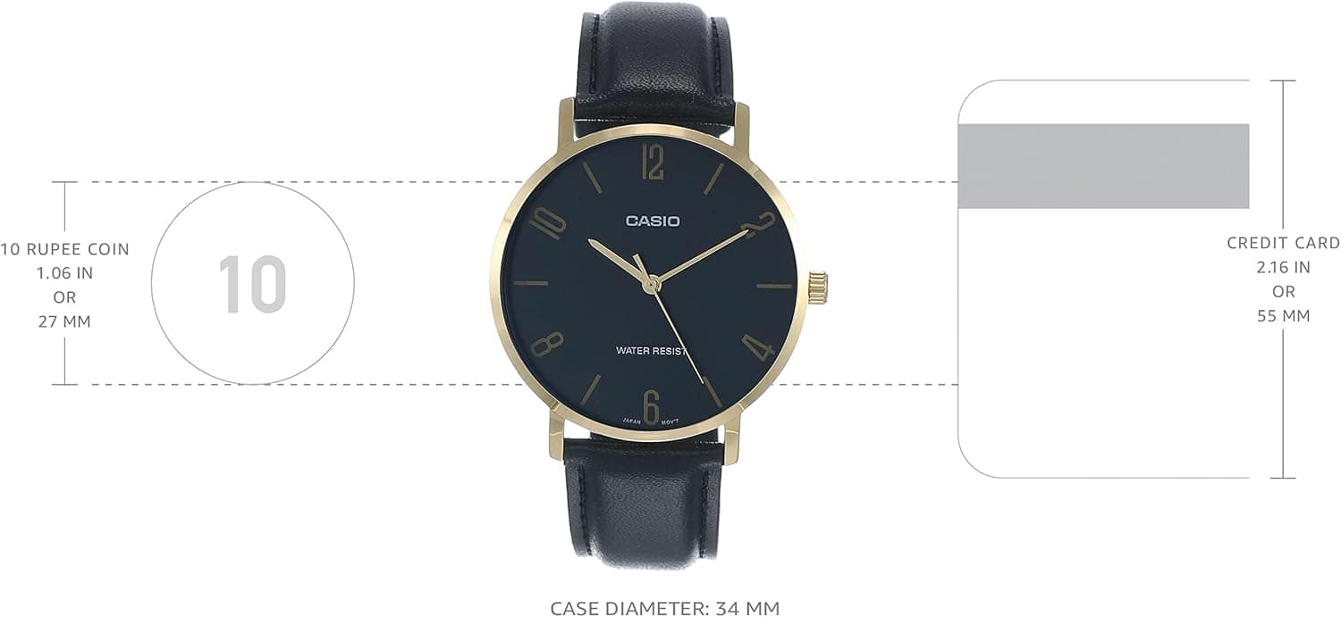 ساعت مچی مردانه Casio آنالوگ مدل MTP-VT01GL-1B2UDF ساعت مچی مردانه Casio آنالوگ مدل MTP-VT01GL-1B2UDF