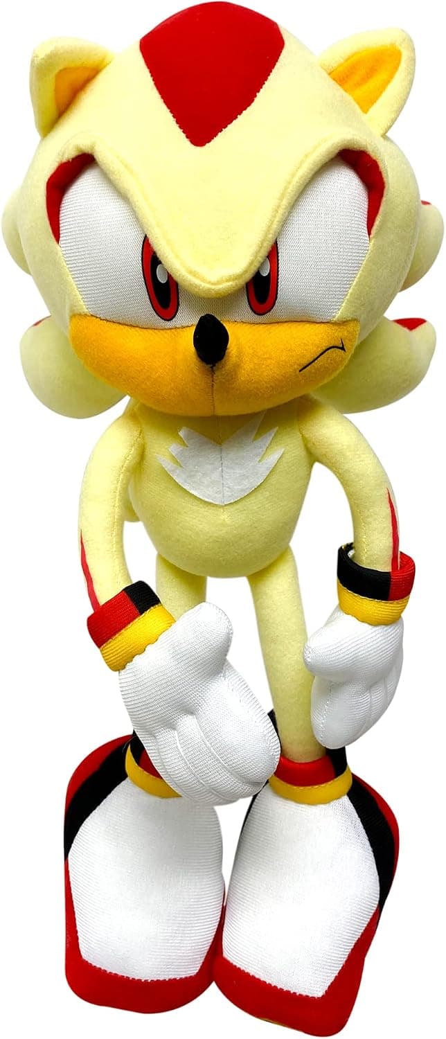 عروسک پولیشی Great Eastern Entertainment Sonic The Hedgehog Super Shadow 10 اینچی چندرنگ عروسک پولیشی Great Eastern Entertainment Sonic The Hedgehog Super Shadow 10 اینچی چندرنگ