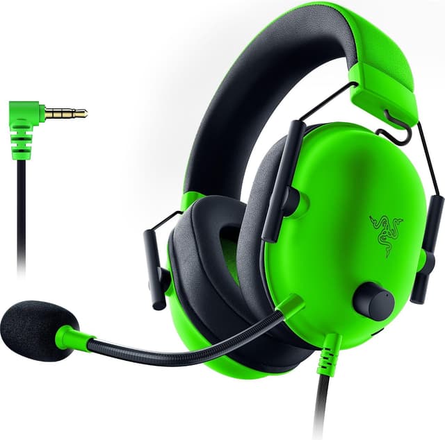 هدست گیمینگ سیمی چندسکویی Razer BlackShark V2 X سبز هدست گیمینگ سیمی چندسکویی Razer BlackShark V2 X سبز