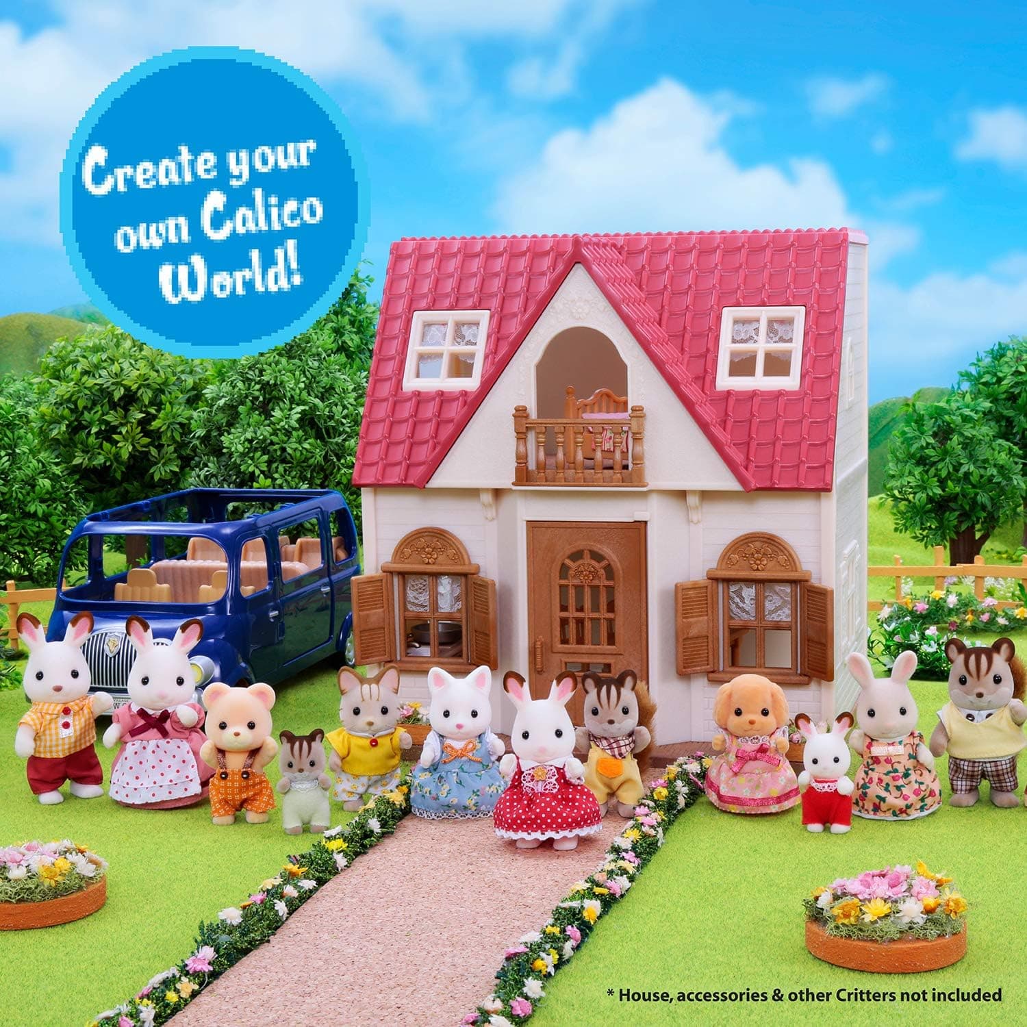 اسباببازی سهقلوهای گربه ایرانی Sylvanian Families اسباببازی سهقلوهای گربه ایرانی Sylvanian Families