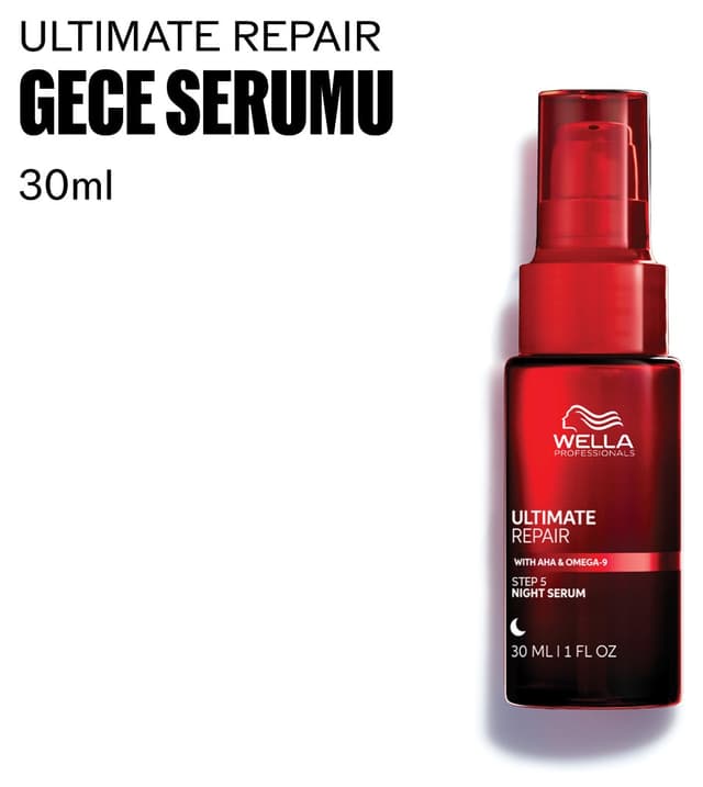 سرم شبانه مو Wella Professionals Ultimate Repair ترمیم و محافظت 30ML سرم شبانه مو Wella Professionals Ultimate Repair ترمیم و محافظت 30ML