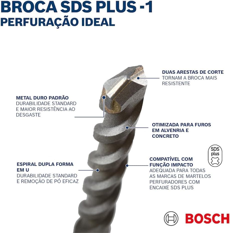 مته دریل چکشی Bosch مدل 2608680270 مته دریل چکشی Bosch مدل 2608680270