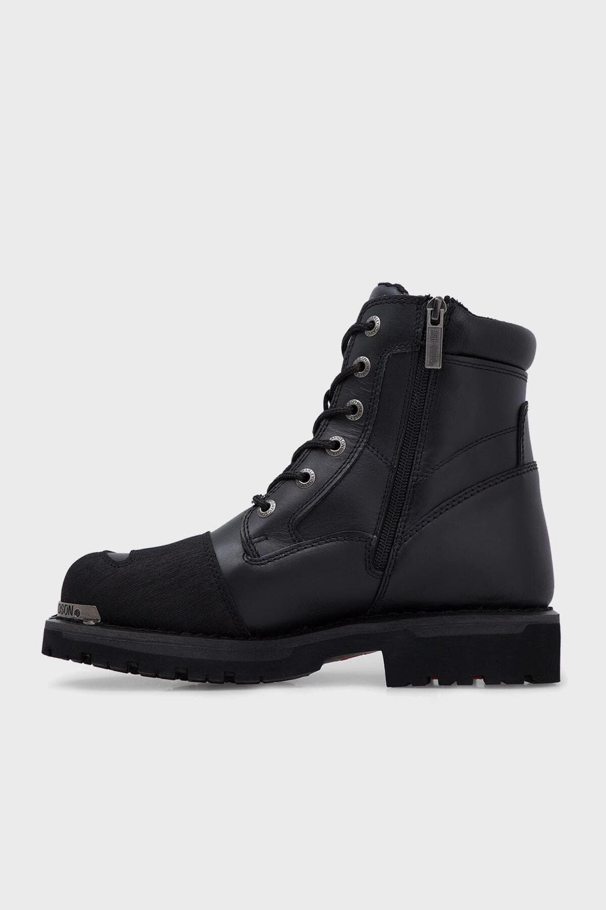 بوت نظامی مردانه Harley Davidson چرم روغنی مشکی مدل Renshaw CMM0600AW21 بوت نظامی مردانه Harley Davidson چرم روغنی مشکی مدل Renshaw CMM0600AW21