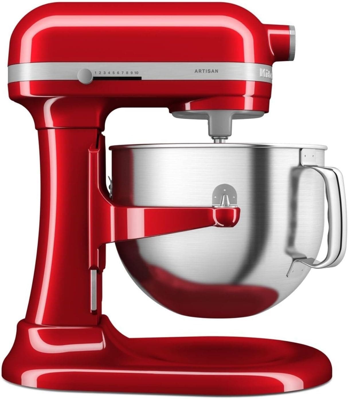 همزن ایستاده کاسهدار KitchenAid Artisan با کاسه بالارونده 6,6 L به رنگ قرمز سیب آبنباتی همزن ایستاده کاسهدار KitchenAid Artisan با کاسه بالارونده 6,6 L به رنگ قرمز سیب آبنباتی