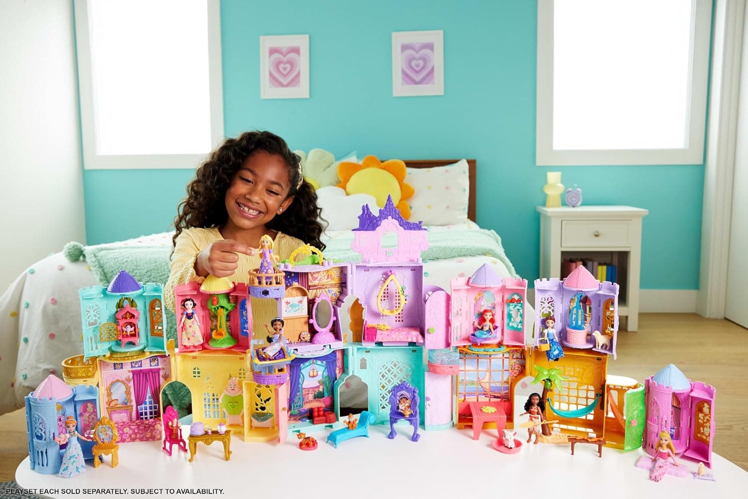 برج خانه عروسکی Storytime Stackers راپونزل Disney Princess Mattel با عروسک کوچک Rapunzel، فیگور Pascal و 7 اکسسوری مدل JDP61 برج خانه عروسکی Storytime Stackers راپونزل Disney Princess Mattel با عروسک کوچک Rapunzel، فیگور Pascal و 7 اکسسوری مدل JDP61