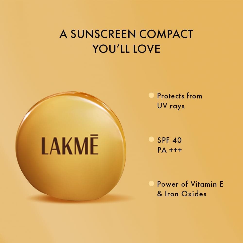 پنکیک فشرده LAKMÉ Sun Expert Ultra Matte SPF 40 PA+++ 7 gm پنکیک فشرده LAKMÉ Sun Expert Ultra Matte SPF 40 PA+++ 7 gm