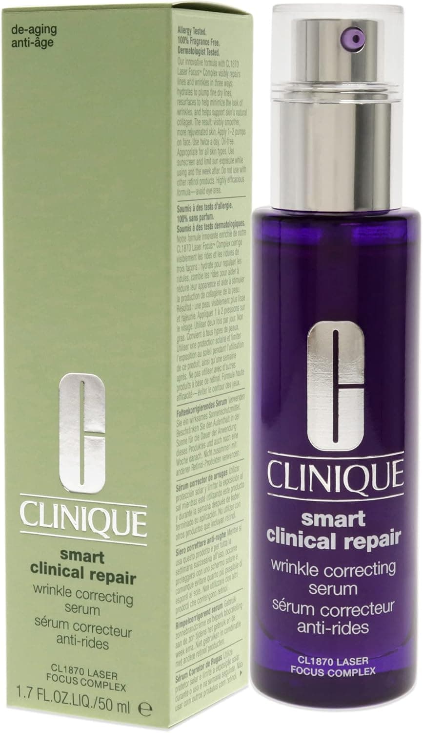 سرم اصلاحکننده چروک Clinique خط SMART CLINICAL REPAIR 50 ml سرم اصلاحکننده چروک Clinique خط SMART CLINICAL REPAIR 50 ml