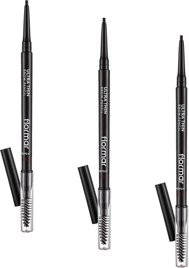 مداد ابرو Flormar با برس نوک ریز قهوهای تیره مدل 004 بسته 3 تایی مداد ابرو Flormar با برس نوک ریز قهوهای تیره مدل 004 بسته 3 تایی