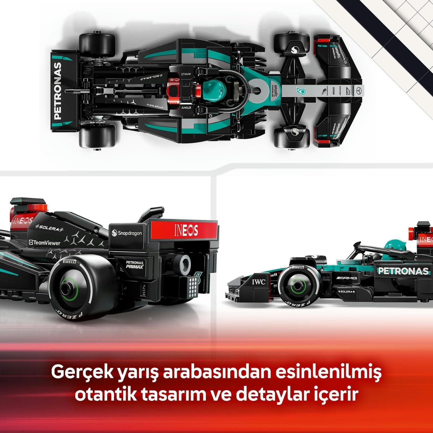 لگو Speed Champions Mercedes-AMG F1 W15 ماشین مسابقهای مدل 77244 لگو Speed Champions Mercedes-AMG F1 W15 ماشین مسابقهای مدل 77244