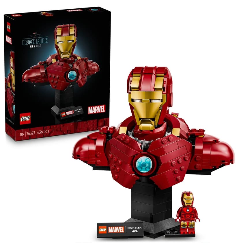 لگو Marvel Iron Man MK4 نیمتنه مدل 76327 لگو Marvel Iron Man MK4 نیمتنه مدل 76327