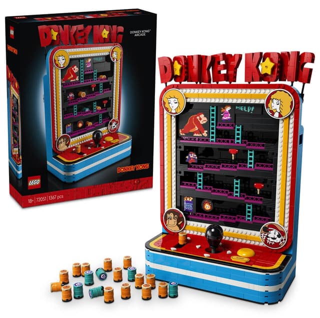 لگو 72051 Donkey Kong Video Game برای بزرگسالان 1367 قطعه لگو 72051 Donkey Kong Video Game برای بزرگسالان 1367 قطعه