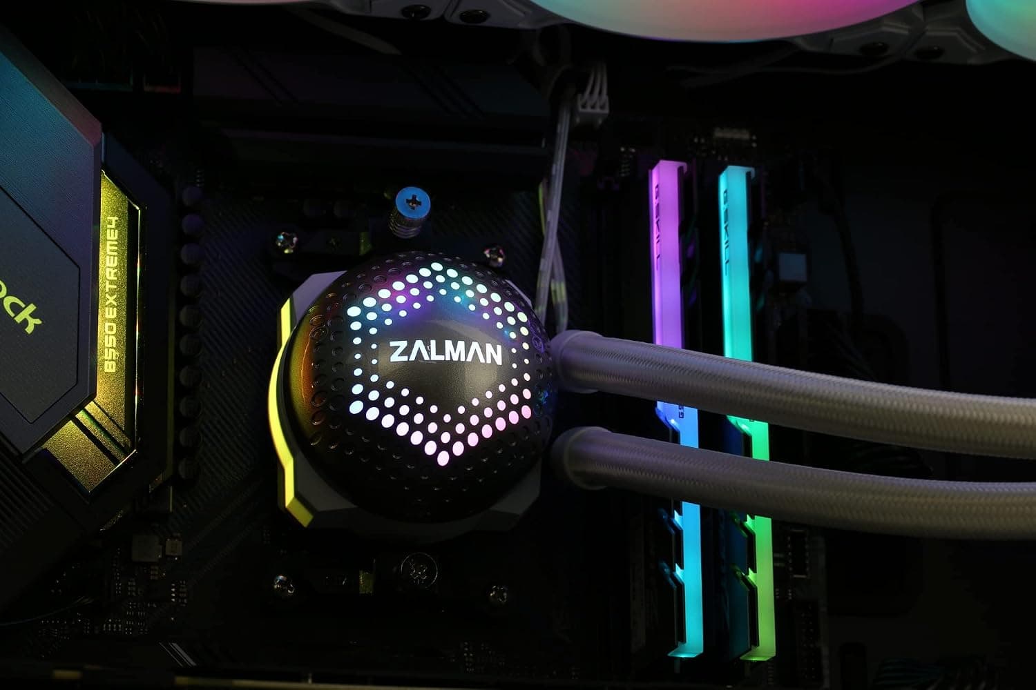 خنککننده مایع پردازنده سفید Zalman مدل Alpha-36 خنککننده مایع پردازنده سفید Zalman مدل Alpha-36
