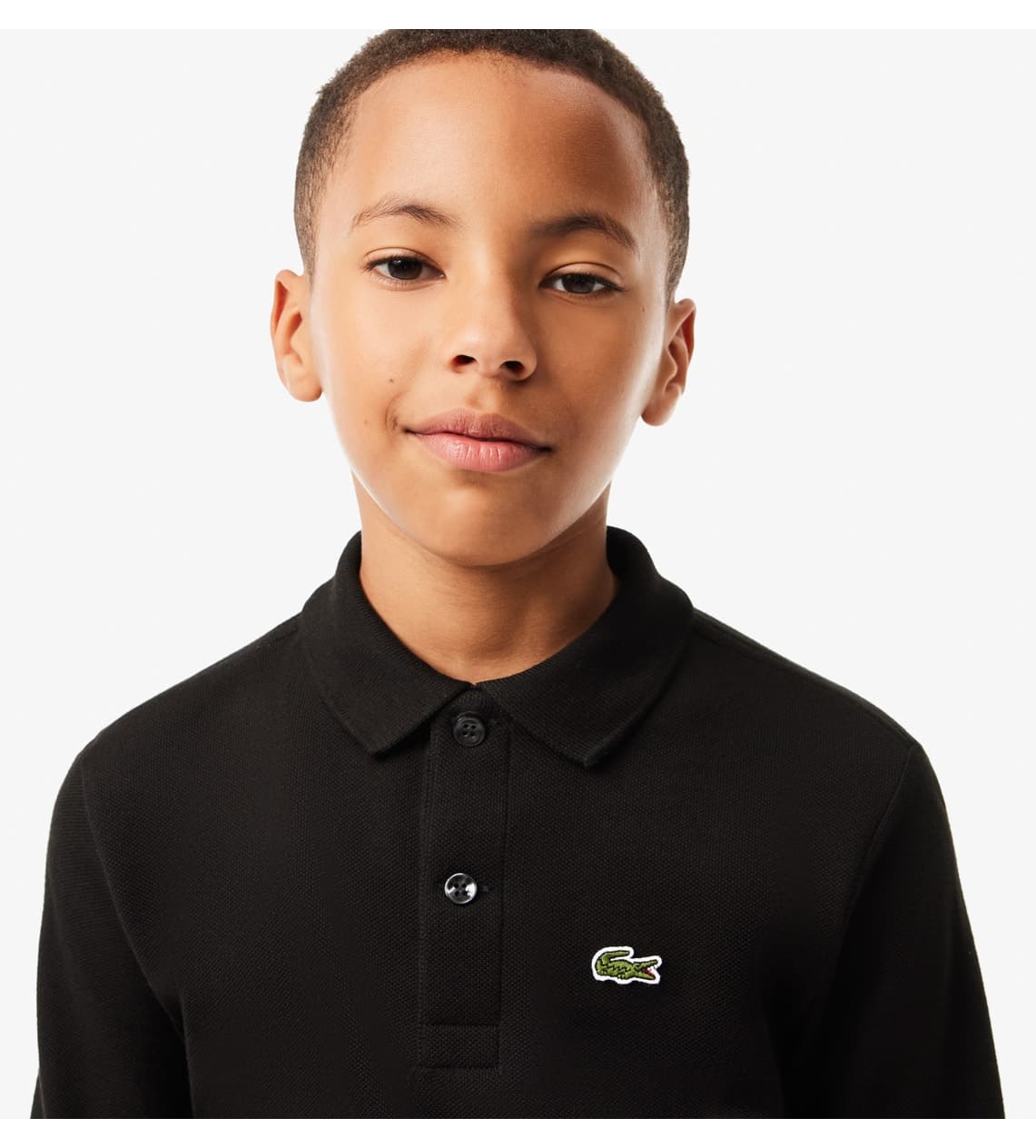 پولوشرت پسرانه Lacoste آستین بلند مشکی فیت معمولی پولوشرت پسرانه Lacoste آستین بلند مشکی فیت معمولی