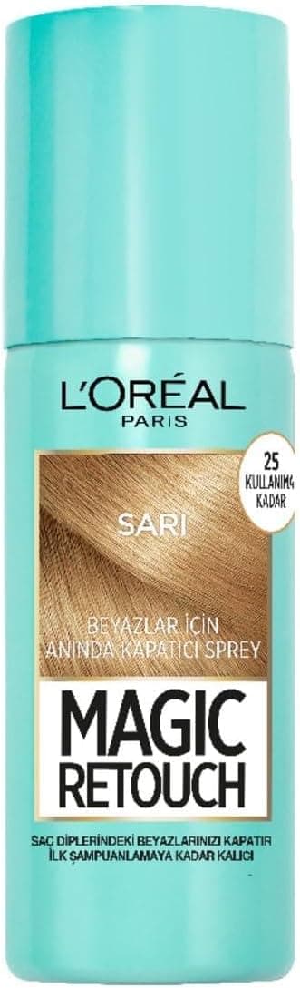 اسپری پوشاننده موهای سفید L'Oreal Paris Magic Retouch مخصوص موهای بور 75 ml اسپری پوشاننده موهای سفید L'Oreal Paris Magic Retouch مخصوص موهای بور 75 ml