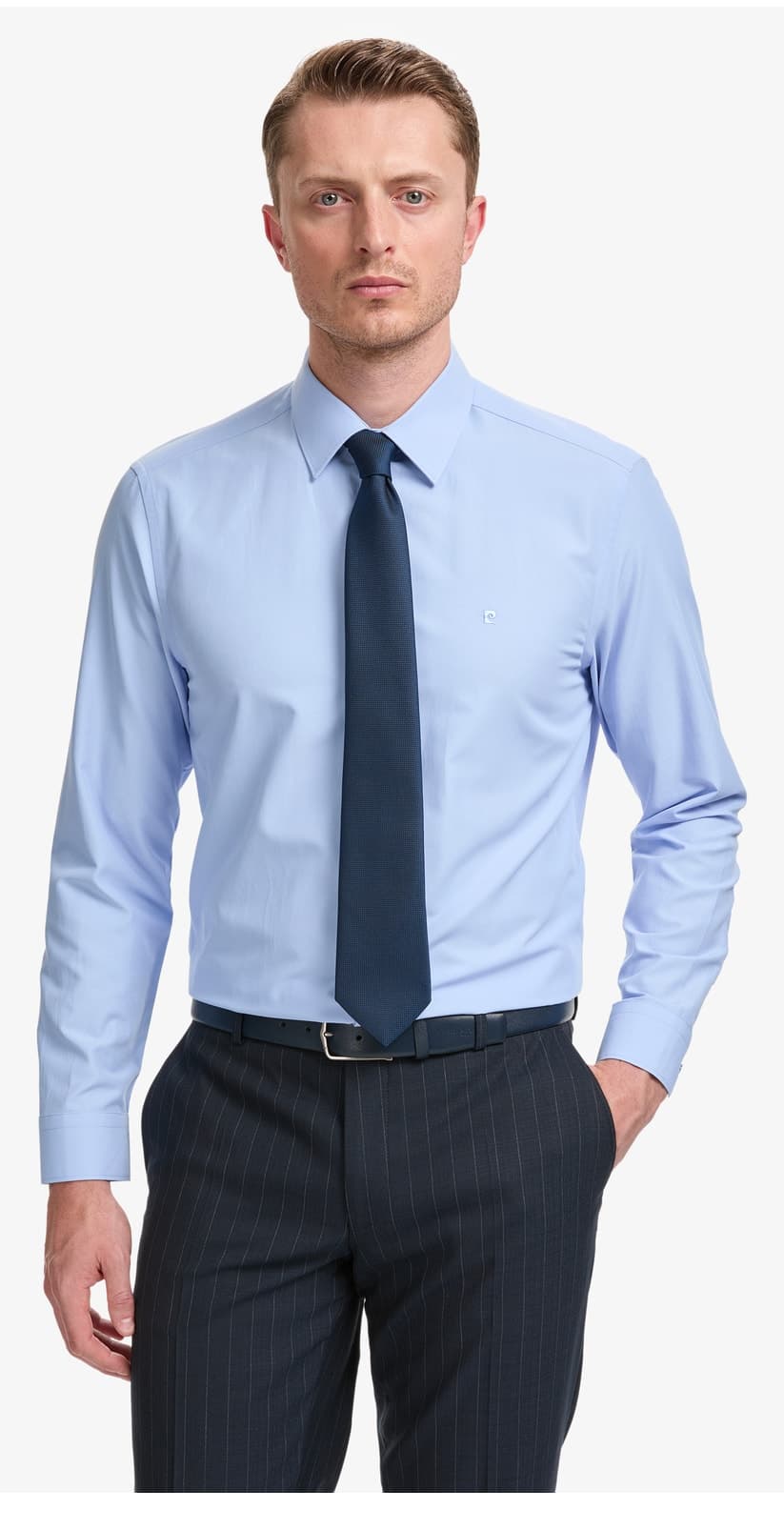 پیراهن مردانه Pierre Cardin آبی فیت معمولی آستین بلند مدل 50325337-VR036 پیراهن مردانه Pierre Cardin آبی فیت معمولی آستین بلند مدل 50325337-VR036