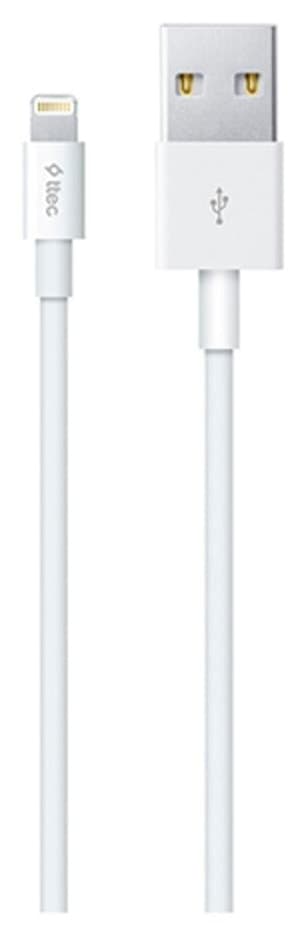 کابل شارژ Ttec با اتصال USB-A به Lightning سفید مدل 2DK7508B کابل شارژ Ttec با اتصال USB-A به Lightning سفید مدل 2DK7508B