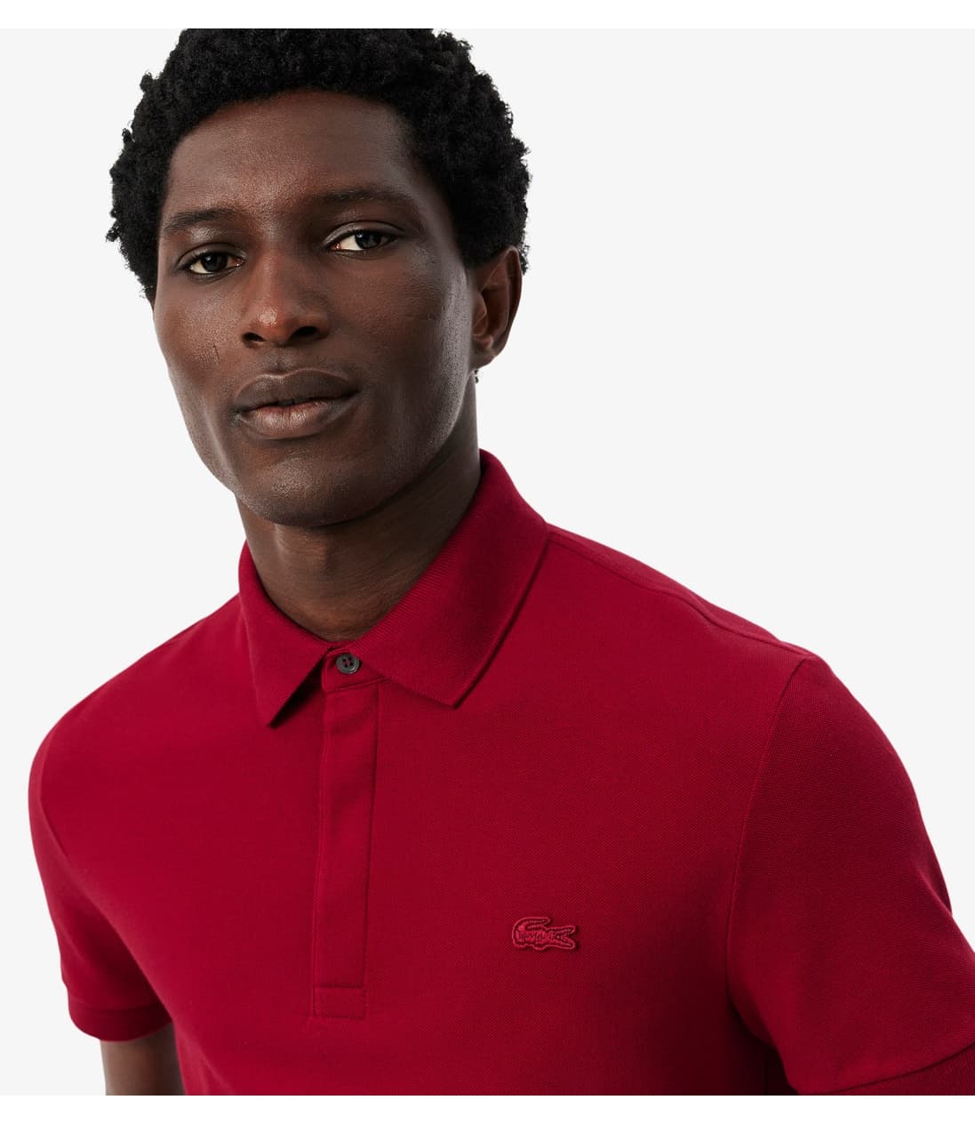 پولوشرت مردانه Lacoste فیت معمولی رنگ زرشکی پولوشرت مردانه Lacoste فیت معمولی رنگ زرشکی