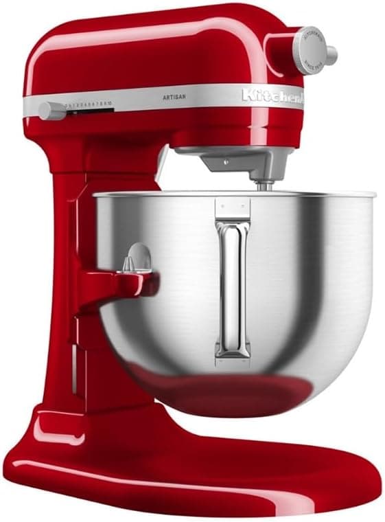 میکسر استند KitchenAid Artisan با کاسه قابل جداشدن قرمز 6.6 لیتری میکسر استند KitchenAid Artisan با کاسه قابل جداشدن قرمز 6.6 لیتری