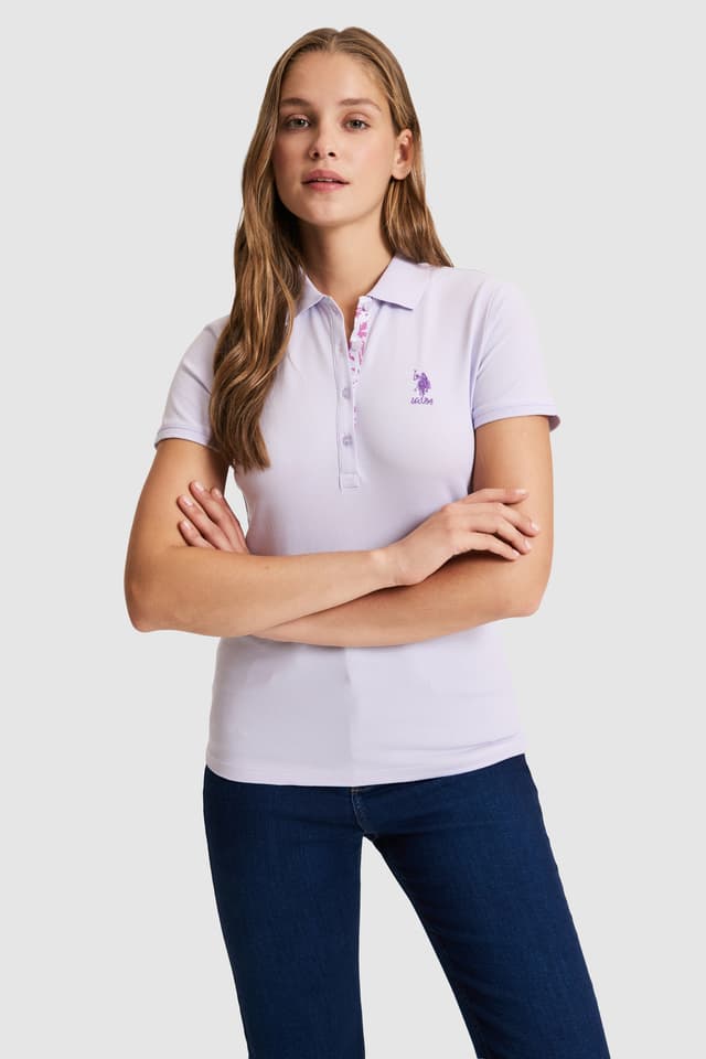 تیشرت زنانه U.S. Polo Assn. یاسی ساده مدل 50321798-VR034 تیشرت زنانه U.S. Polo Assn. یاسی ساده مدل 50321798-VR034