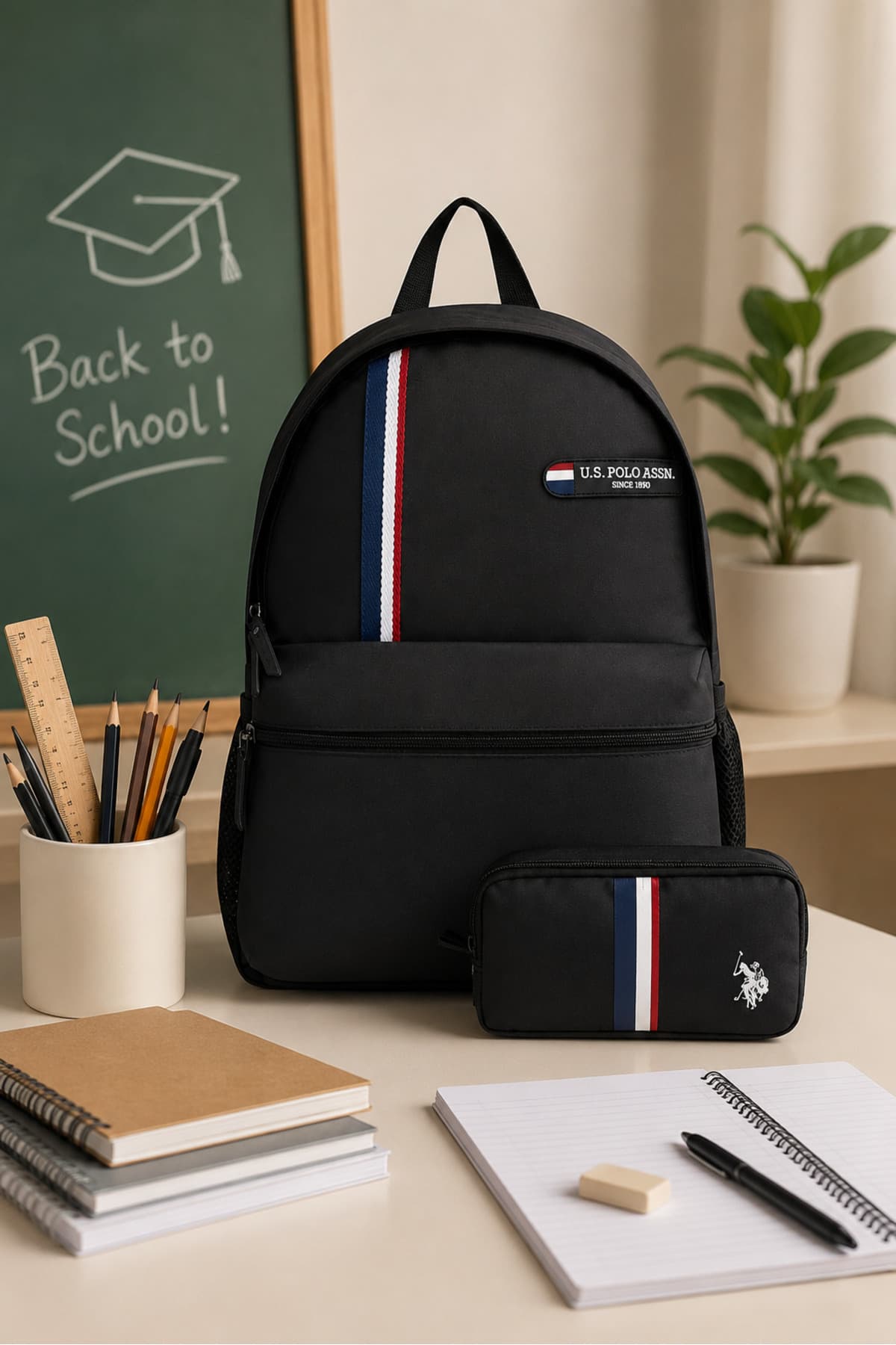 مجموعه کیف مدرسه یونیسکس U.S. Polo Assn. مدل PLSET2513347 مجموعه کیف مدرسه یونیسکس U.S. Polo Assn. مدل PLSET2513347