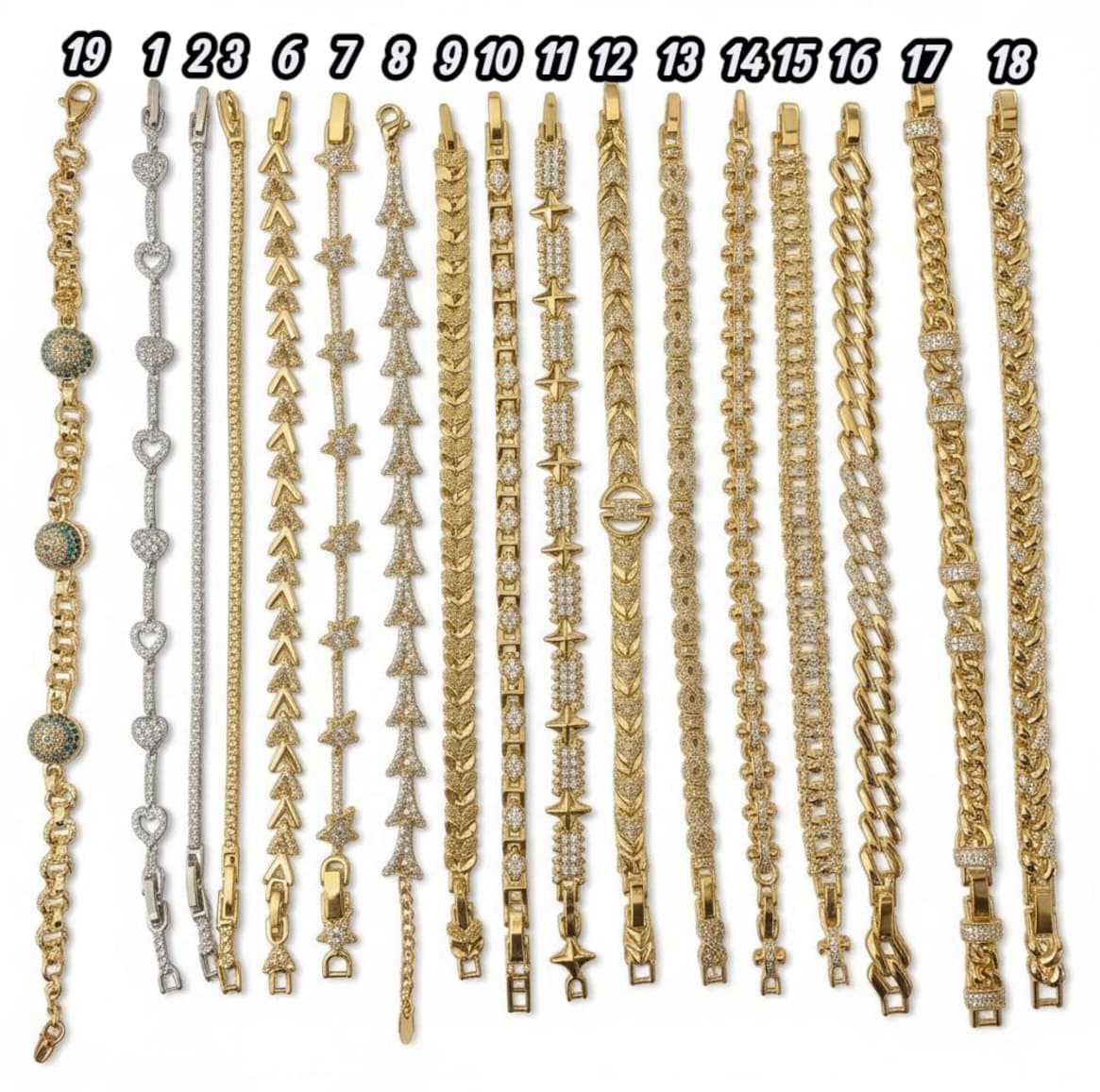 دستبند زنانه XUPING JEWELRY آبکاری طلای 14K مدل POKAK دستبند زنانه XUPING JEWELRY آبکاری طلای 14K مدل POKAK