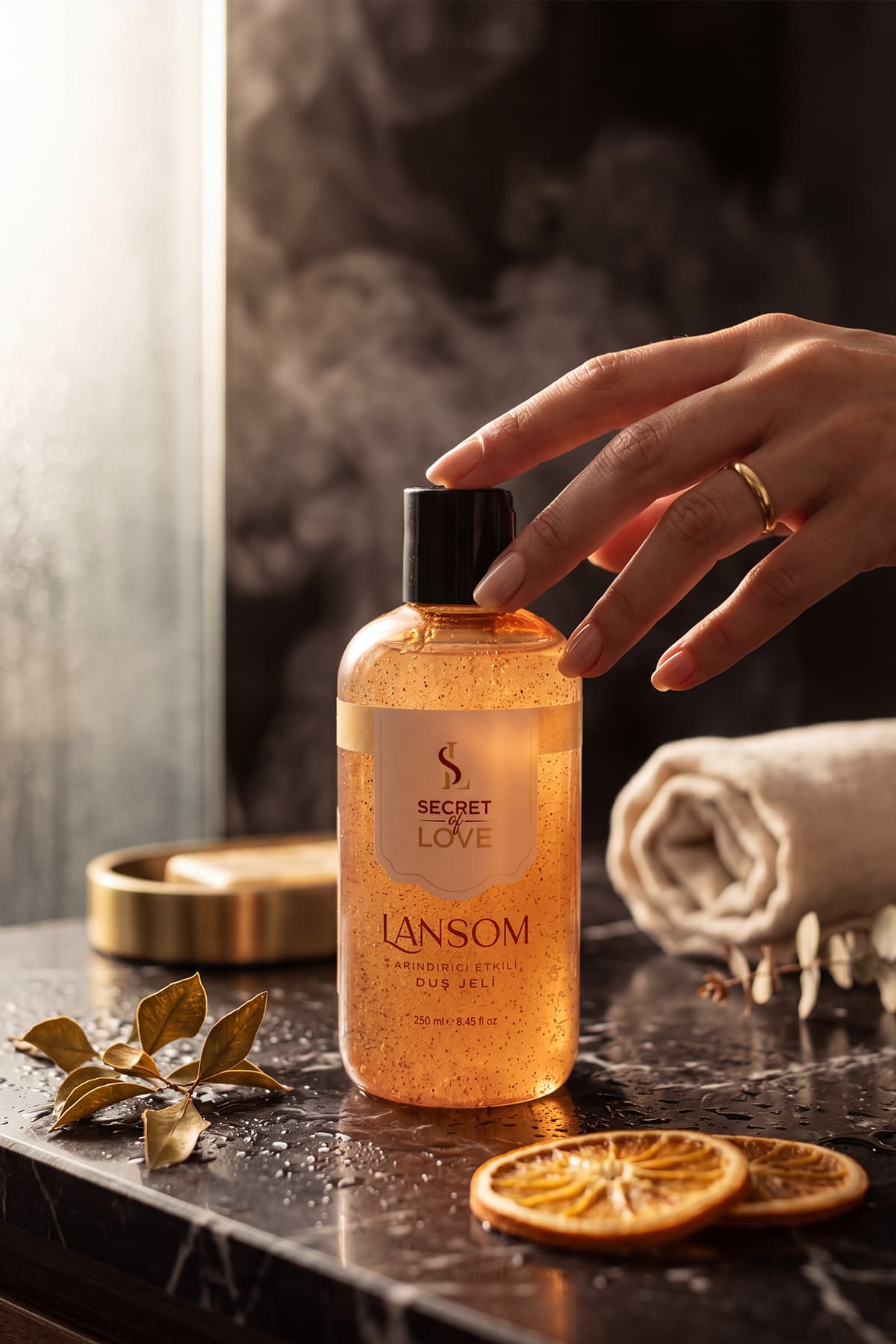 ژل دوش پیلینگ زنانه SECRET OF LOVE دانهدار Lansom 250 ml ژل دوش پیلینگ زنانه SECRET OF LOVE دانهدار Lansom 250 ml