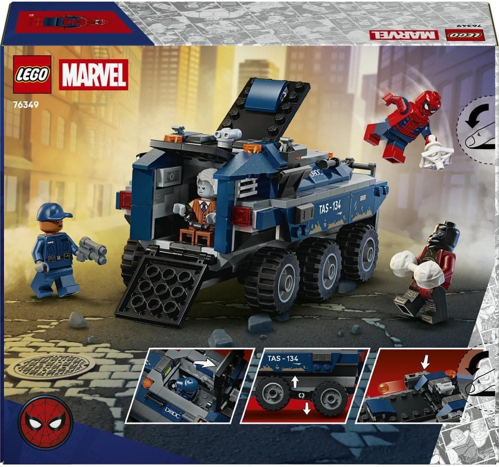 لگو ست مدل 76349 با عنوان لگو Marvel Spider-Man Prison Transport Chase لگو ست مدل 76349 با عنوان لگو Marvel Spider-Man Prison Transport Chase