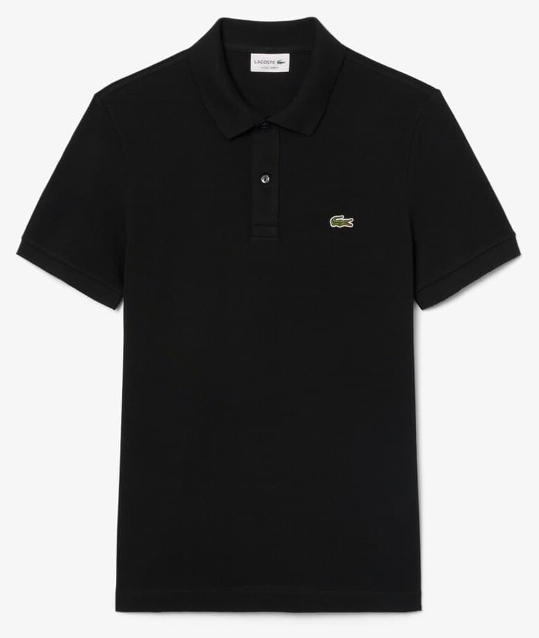 پولوشرت مردانه Lacoste مشکی فیت اسلیم مدل L.12.12 پولوشرت مردانه Lacoste مشکی فیت اسلیم مدل L.12.12