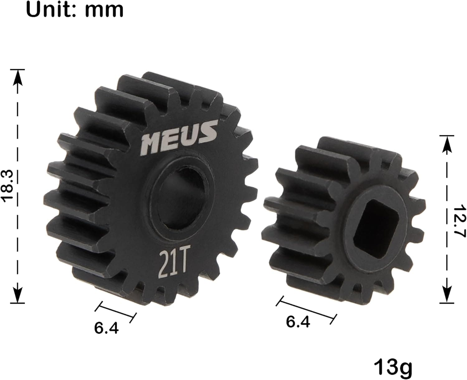 چرخدندههای پورتال اوردرایو فولادی MEUS RACING برای ماشینهای کنترلی Axial Capra 1.9 و SCX10 III مدل 14-21T چرخدندههای پورتال اوردرایو فولادی MEUS RACING برای ماشینهای کنترلی Axial Capra 1.9 و SCX10 III مدل 14-21T