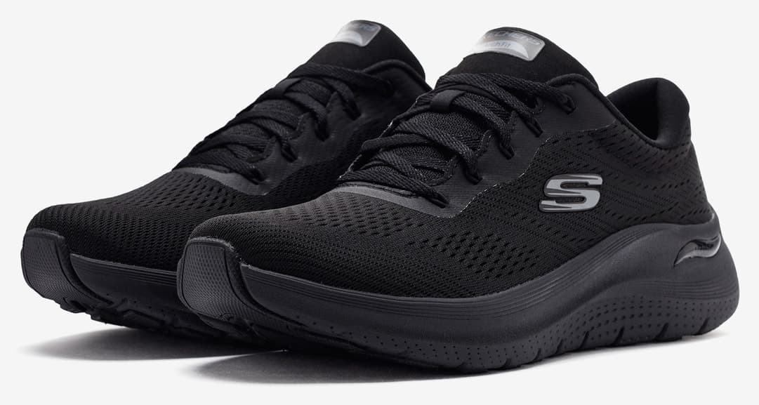 کفش ورزشی زنانه Skechers ARCH FIT 2.0 BIG LEAGUE مشکی مدل 150051 BBK کفش ورزشی زنانه Skechers ARCH FIT 2.0 BIG LEAGUE مشکی مدل 150051 BBK