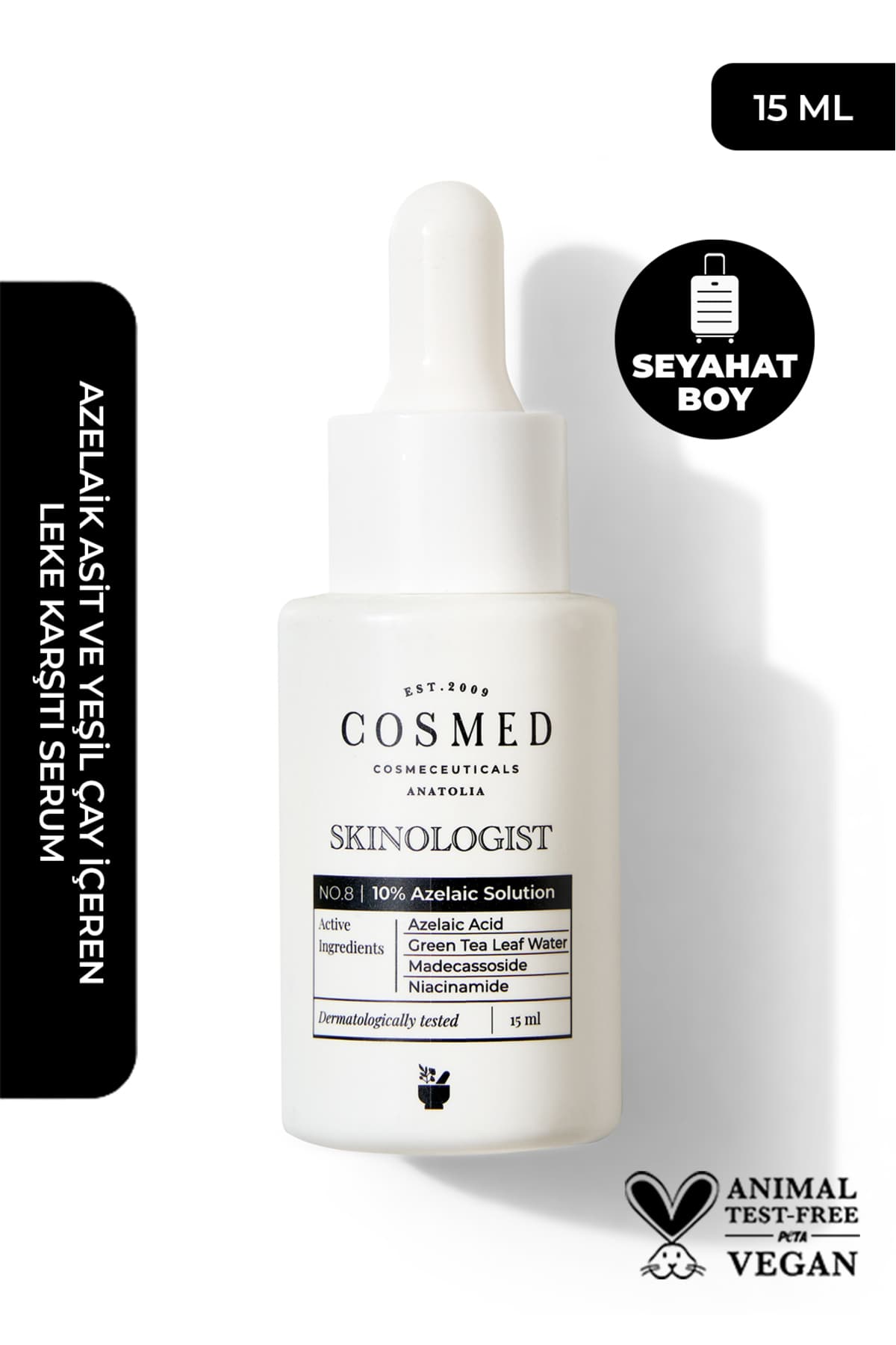سرم ضد لک COSMED با اسید آزلائیک و چای سبز Skinologist 10% 15ML سرم ضد لک COSMED با اسید آزلائیک و چای سبز Skinologist 10% 15ML