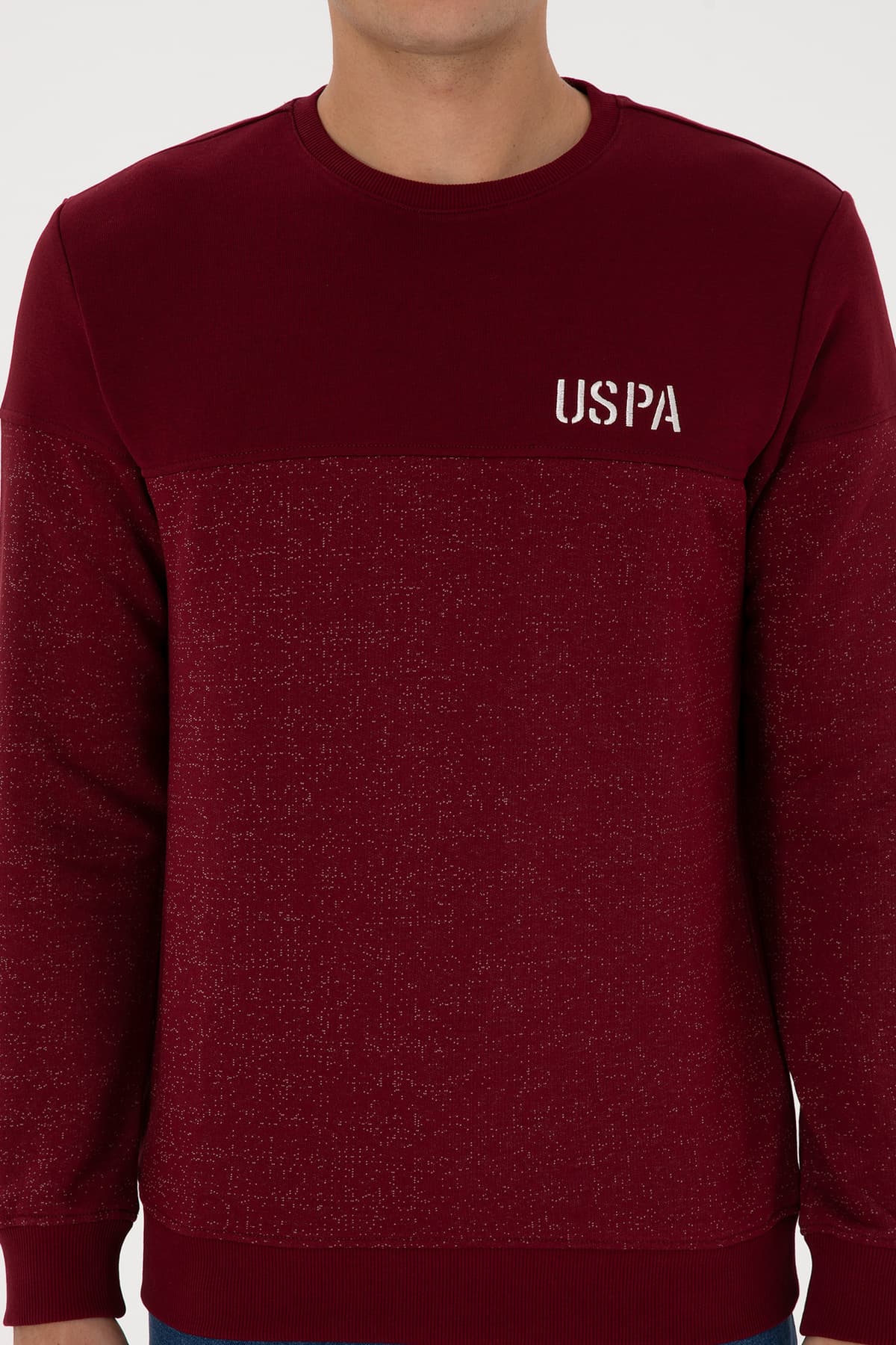 سوئیشرت مردانه U.S. Polo Assn. فیت معمولی یقه گرد زرشکی مدل 50316380-VR014 سوئیشرت مردانه U.S. Polo Assn. فیت معمولی یقه گرد زرشکی مدل 50316380-VR014