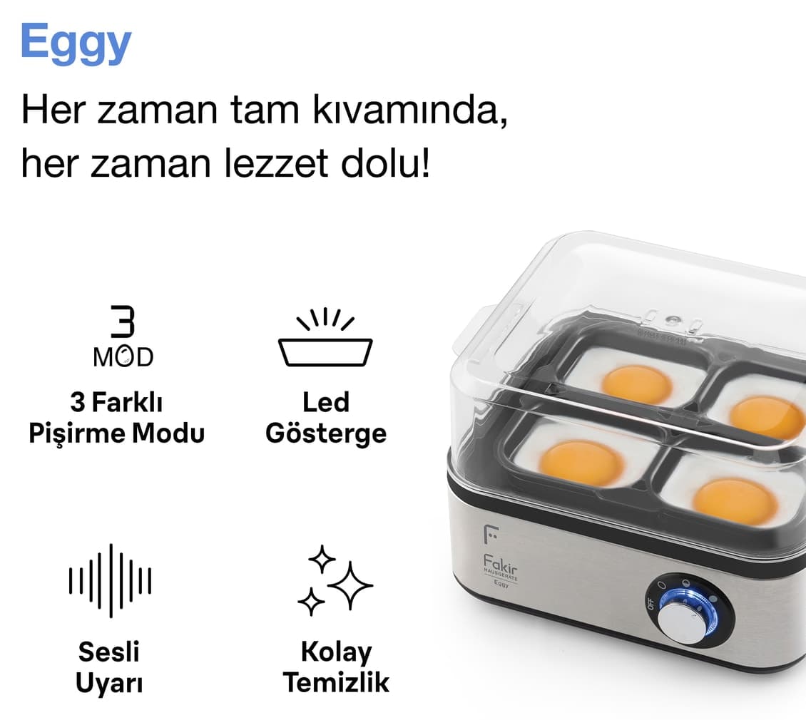 دستگاه پخت تخممرغ Fakir مدل Eggy دستگاه پخت تخممرغ Fakir مدل Eggy