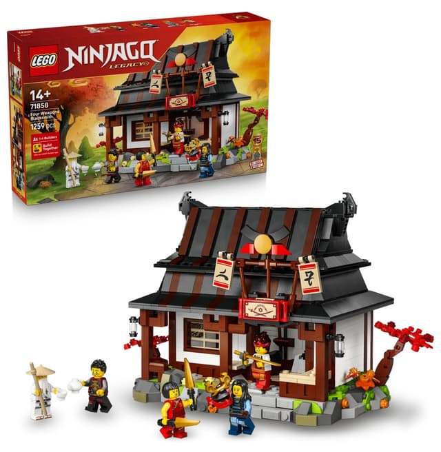 لگو 71858 NINJAGO آهنگر چهار سلاح با 1259 قطعه لگو 71858 NINJAGO آهنگر چهار سلاح با 1259 قطعه